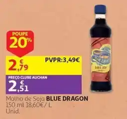 Auchan molho de soja blue dragon promoção