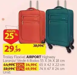 Auchan Trolley Flexível Airport Highway promoção