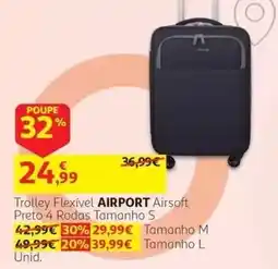 Auchan Trolley Flexível Airport Airsoft promoção