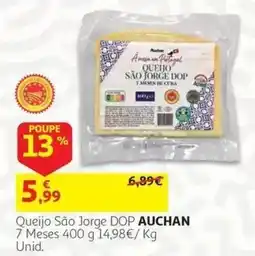 Auchan Queijo São Jorge DOP Auchan promoção