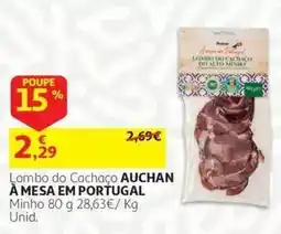 Auchan Lombo do Cachaço Auchan promoção