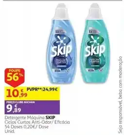 Auchan Detergente Máquina SKIP promoção