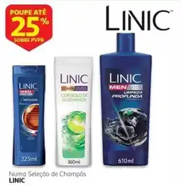 Auchan Linic numa seleção de champôs promoção