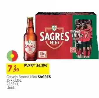 Cerveja Branca Mini Sagres