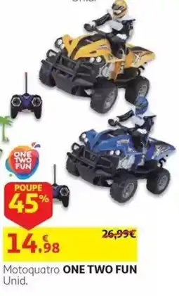 Auchan Motoquatro one two fun promoção