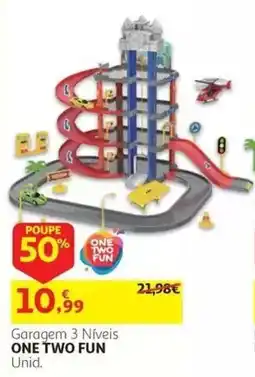 Auchan Garagem 3 Níveis One Two Fun promoção