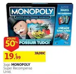 Auchan Monopoly super recompensa unid. promoção