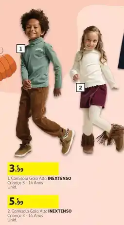 Auchan Camisola gola alta inextenso promoção