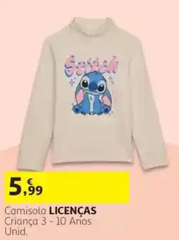 Auchan Camisola licenças promoção