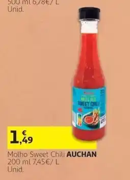 Auchan Molho Sweet Chili Auchan promoção