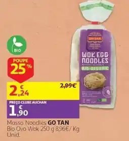 Auchan Massa Noodles Go Tan promoção