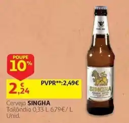 Auchan Cerveja Singha promoção