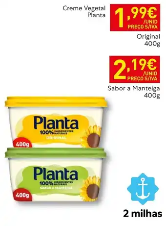 Creme Vegetal Planta