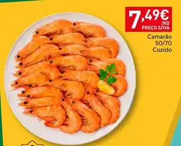 Recheio Camarão 50/70 Cozido promoção