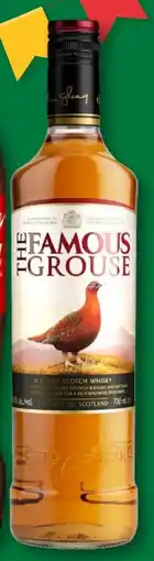 Recheio Whiskey famous grouse promoção