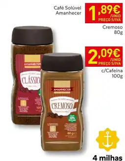 Recheio Café Solúvel Amanhecer Cremoso promoção