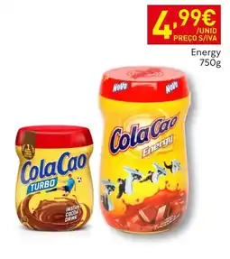 Recheio Cola Cao Energy promoção