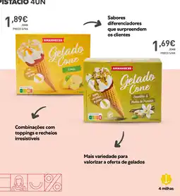 Recheio Gelado Cone Limão promoção