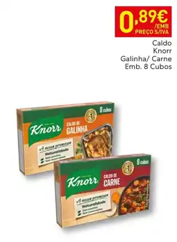 Recheio Knorr caldo de galinha promoção