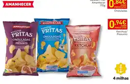 Recheio Amanhecer batatas fritas onduladas com sabor a presunto promoção