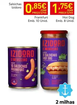 Recheio Salsichas izidoro promoção