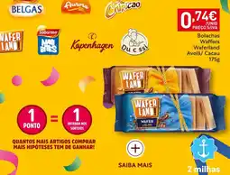 Recheio Waferland wafers avelã cacao promoção