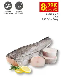 Recheio Pescada n°4 Chile promoção