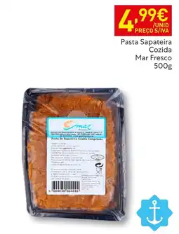 Recheio Pasta Sapateira Cozida Mar Fresco promoção