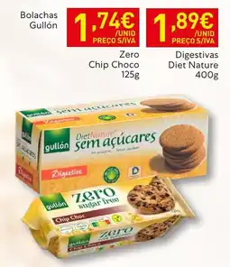 Recheio Bolachas Gullón Zero Chip Choco promoção