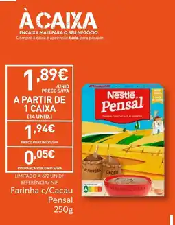 Recheio Farinha c/Cacau Pensal promoção