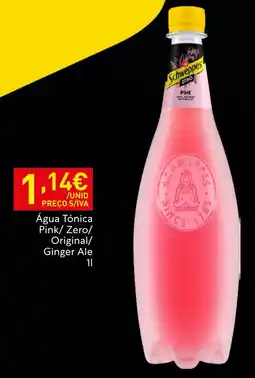Recheio Schweppes Água Tónica Pink promoção