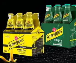 Recheio Schweppes Água Tónica Zero/Ginger Ale promoção