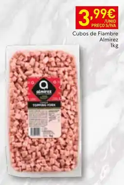Recheio Cubos de Fiambre Almirez promoção