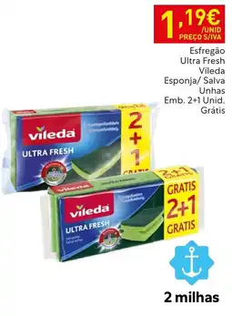 Recheio Esponja vileda ultra fresh promoção