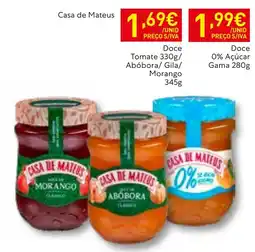 Recheio Casa de Mateus Doce Tomate Abóbora Gila Morango promoção