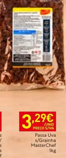 Recheio Passa Uva s/Grainha MasterChef promoção
