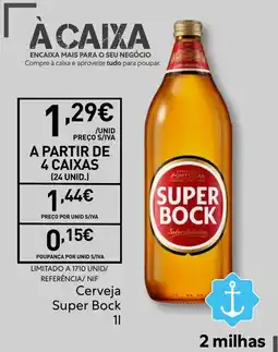 Recheio Cerveja Super Bock promoção