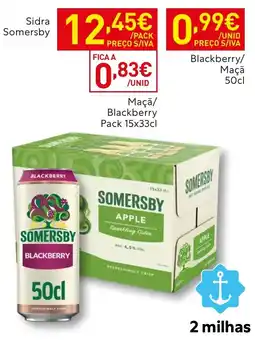Recheio Sidra Somersby promoção