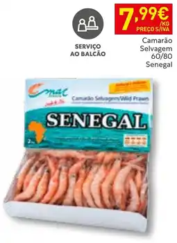 Recheio Camarão selvagem senegal promoção