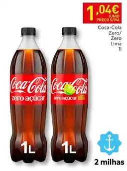 Recheio Coca-Cola zero açúcar promoção