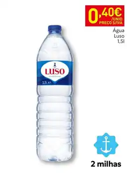 Recheio Água Luso promoção