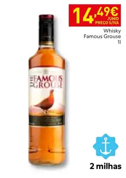 Recheio whisky famous grouse promoção