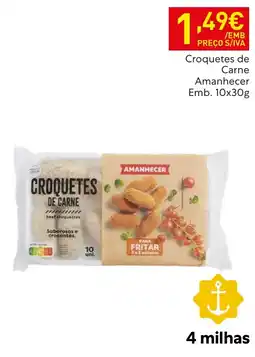Recheio Croquetes de carne amanhecer promoção
