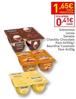 Recheio Sobremesa Láctea Danette Chantilly-Chocolate promoção
