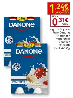 Recheio Iogurte Líquido Puro Danone promoção