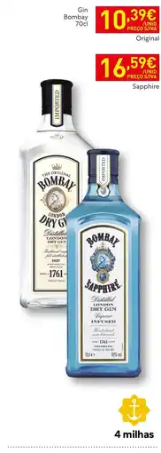 Recheio Gin Bombay promoção