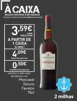 Recheio Moscatel Douro Favaios promoção