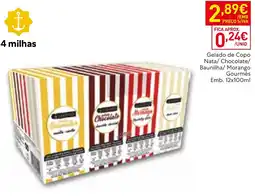 Recheio Gourmès Gelado de Copo Nata/Chocolate/Baunilha/Morango promoção