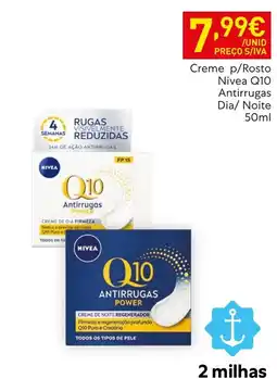 Recheio Creme p/Rosto Nivea Q10 Antirrugas promoção