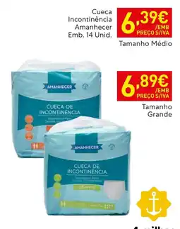 Recheio Cueca de incontinência amanhecer promoção